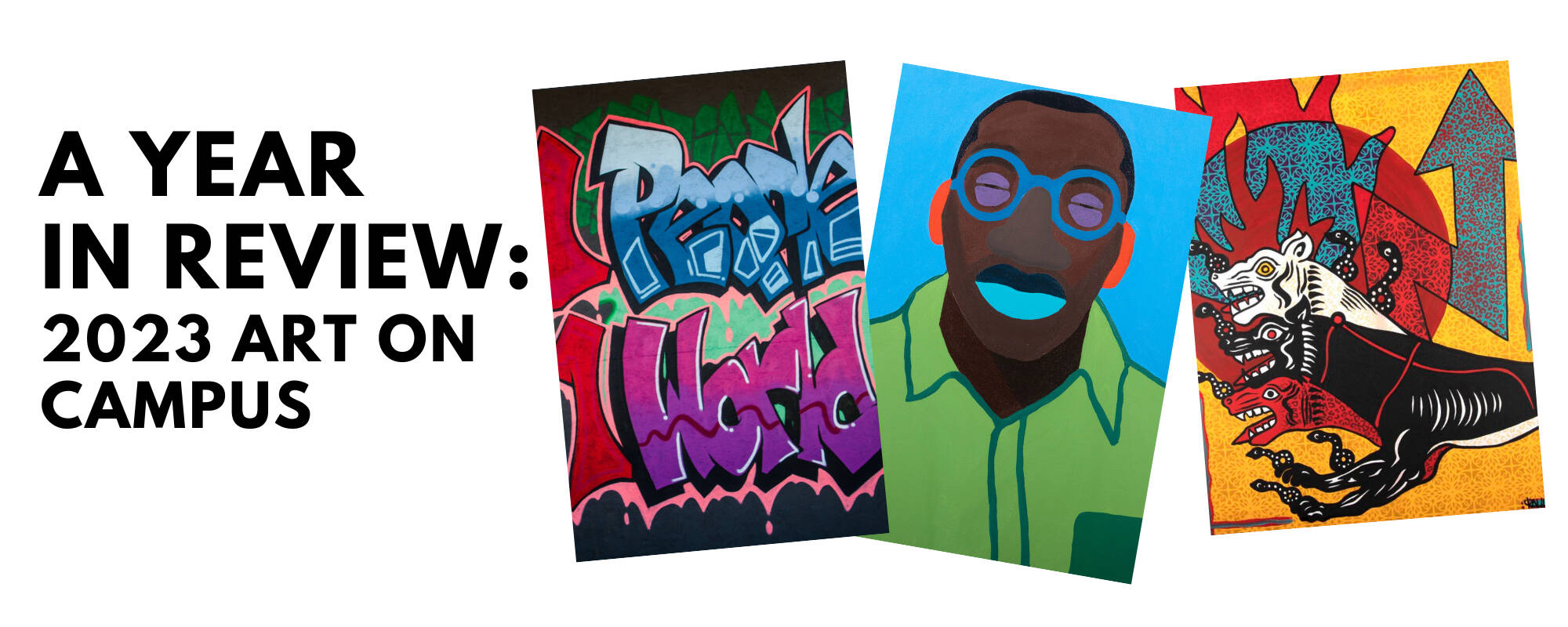 Title image for the blog "A Year in Review: 2023 Art on Campus"